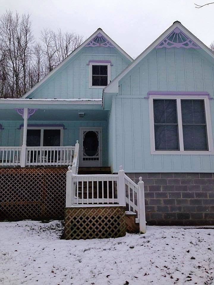 Susan Protects Her Cabin Visitors from Slippery Stairs