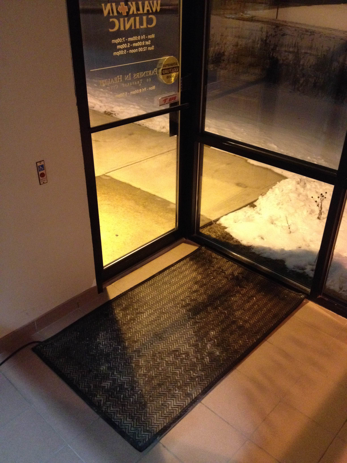 The WALK-IN Clinic Keeps Their Entrance Slip-Free!