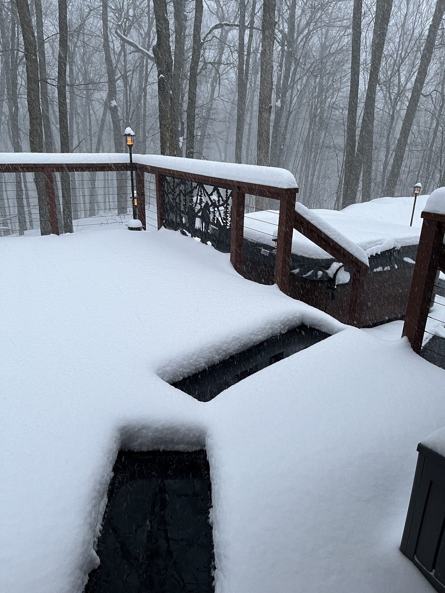 HeatTrak's heated mats don't accumulate snow
