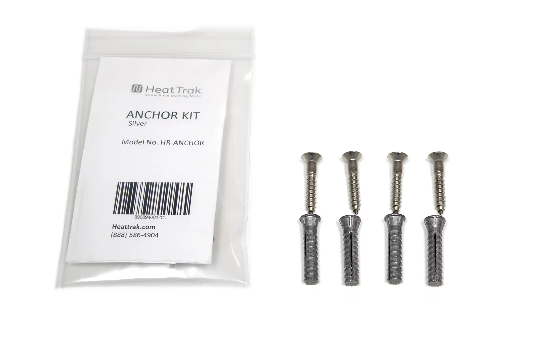 Anchor Kit with Silver Hardware for HeatTrak Pro Commercial Mats