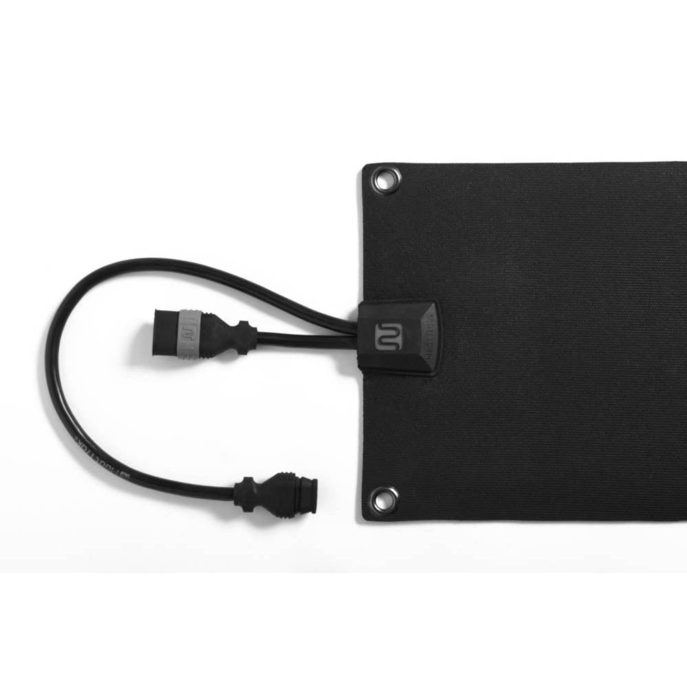 Heat Track Mats come with a water tight connection so you can easily connect up to 14 amps of mats to any circuit. The 10x48 mat is one amp per step mat.