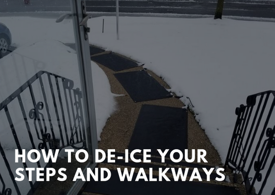 How to De-Ice Your Steps and Walkways
