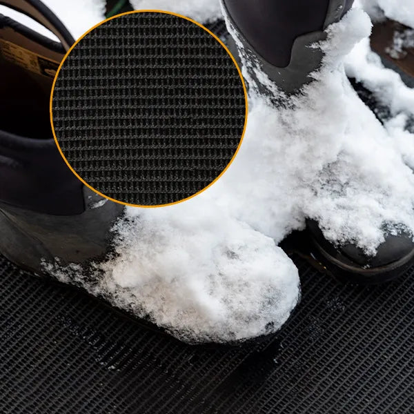 HeatTrak - HTM24-10 - Outdoor Snow & Ice Melting Heated Walkway Mat 1/2 Thick 2' x 10' 120 Volt Black