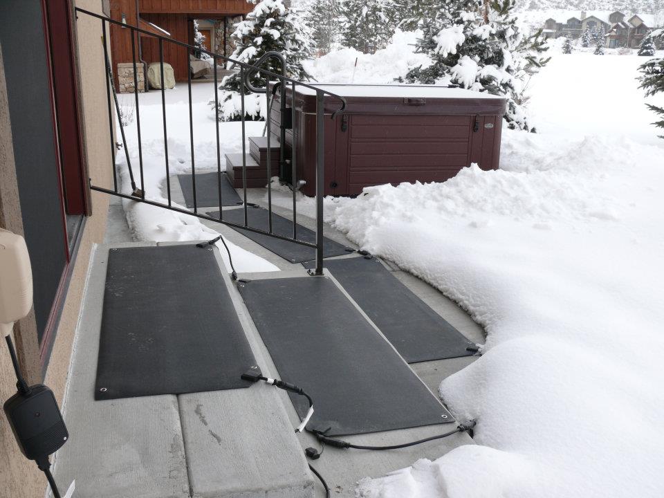 Heated Snow Melting Mats That Can Be Left Outside All Winter Long