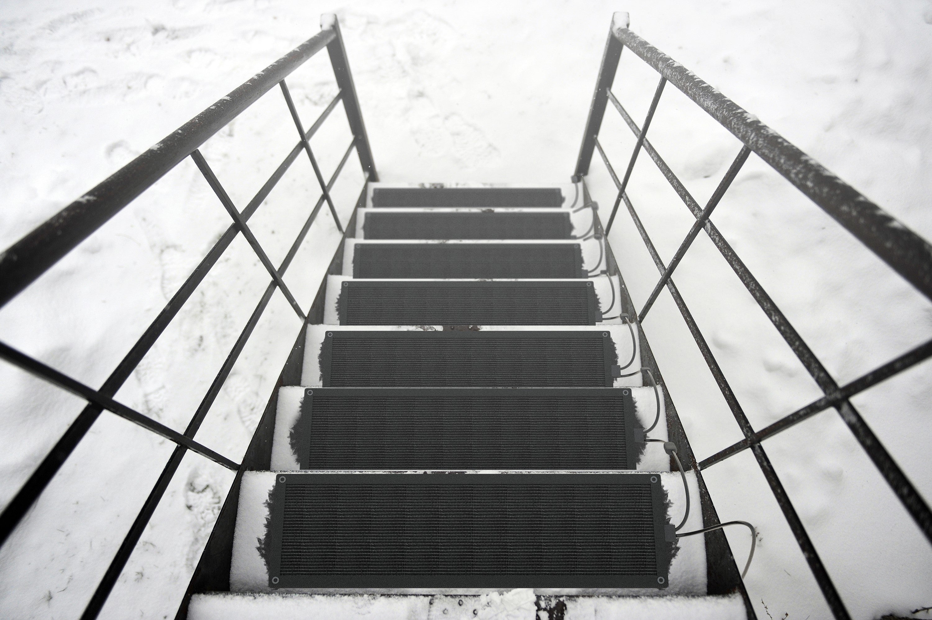 HeatTrak Pro Snow & Ice Melting Stair Mats for Industrial and Commercial Properties